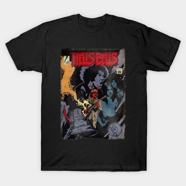 Hells Bells Comic T-Shirt by ribandcheese